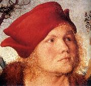 CRANACH, Lucas the Elder Portrait of Dr. Johannes Cuspinian (detail) dfg Germany oil painting artist